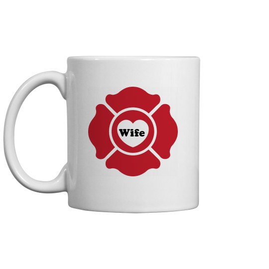 firefighter wife mug