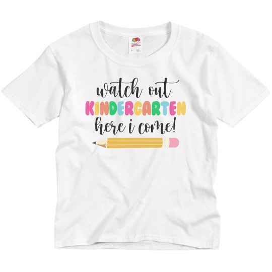 First Day of Kindergarten Here I Come First Day of Kindergarten Here I Come