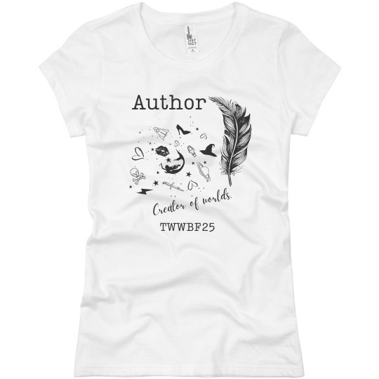 Fitted TWWBF 2025 Author Tee Fitted TWWBF 2025 Author Tee