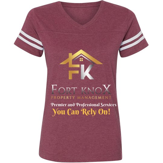 FKPM -Ladies T w/ Stripes 