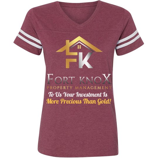 FKPM -Ladies T w/ Stripes  More Precious than Gold