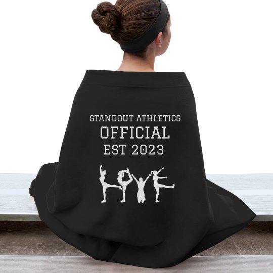 Fleece Blanket in Black