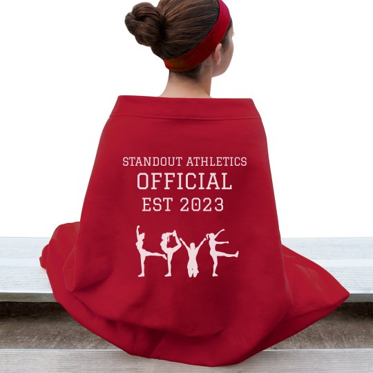 Fleece blanket in Red