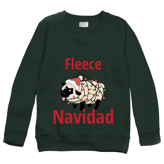 Fleece Navidad Christmas Sweater ( For Kids )