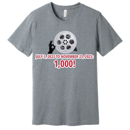 Flickuum 1,000 Commemoration T-Shirt, Unisex