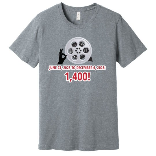 Flickuum 1,400 Commemoration T-Shirt, Unisex