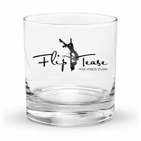 Flip Tease Rocks Glass