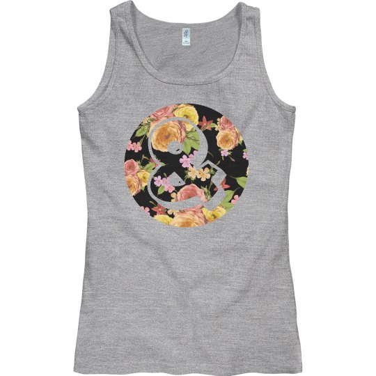 Floral Ampersand Tank