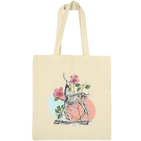 Floral Deer Skeleton