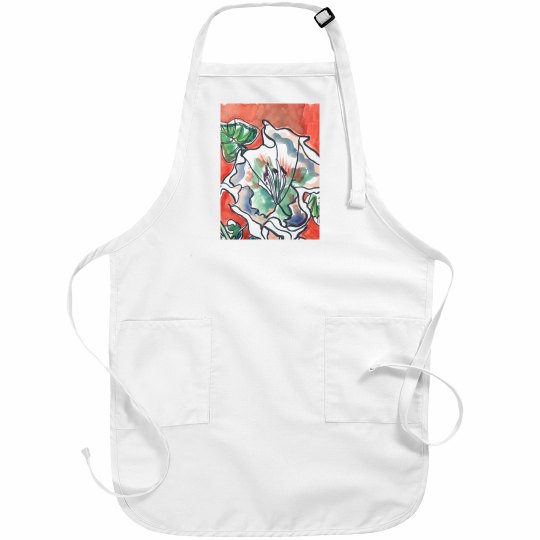 floral on red floral on red