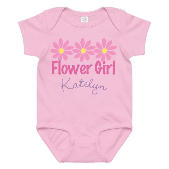 Flower Girl Pink Daisies