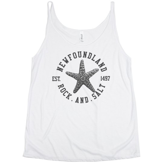 Flowy rock and salt star fish tank 