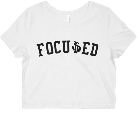 Focused Fitted Crop Tee