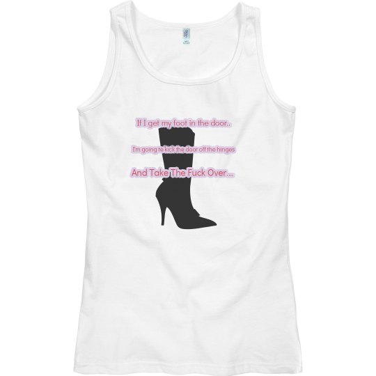 Foot In the door tank top.