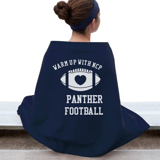 Football Blanket (Blue)