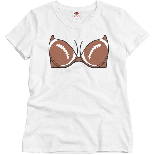 Football bra tee