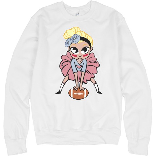 football girl sweatshirt