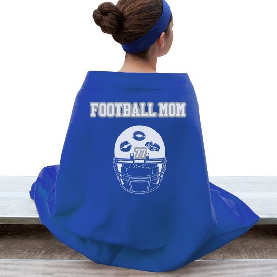 Football Mom Blanket Football Mom Blanket