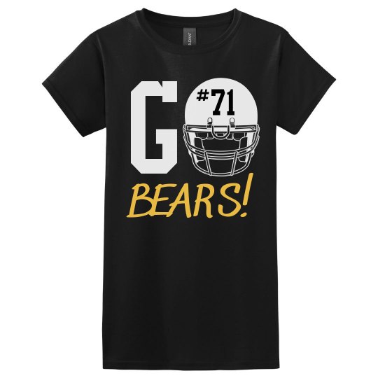 Football Mom Go Team - Ladies Basic Softstyle T-Shirt | Customized Girl