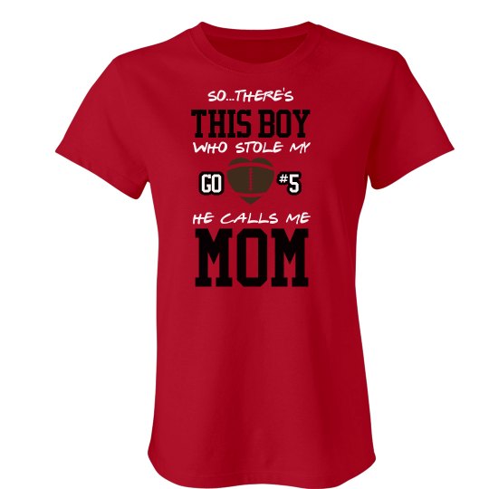 Football Mom Heart