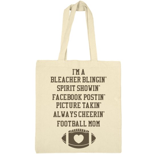 football mom tote