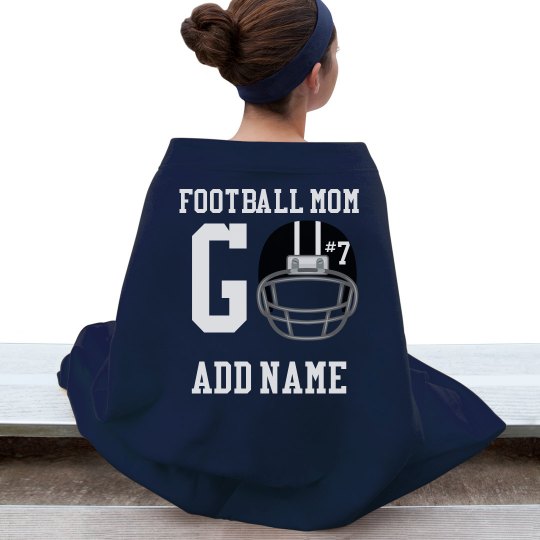 Football Moms Throw Blanket
