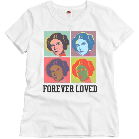 Forever Loved Princess Leia Woman's Tee