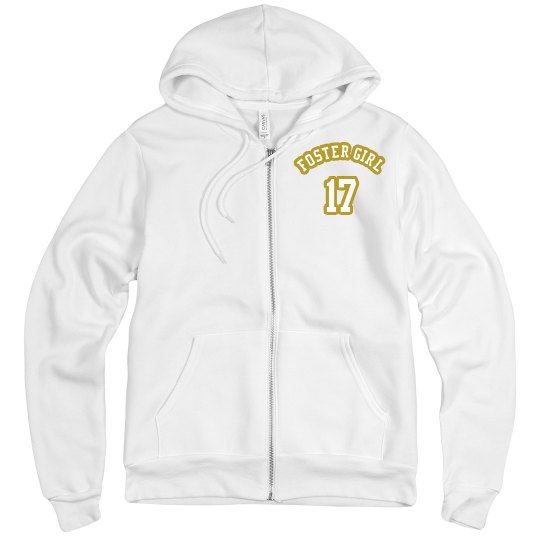 FOSTER WARMUP HOODIE WHITE/WHITE