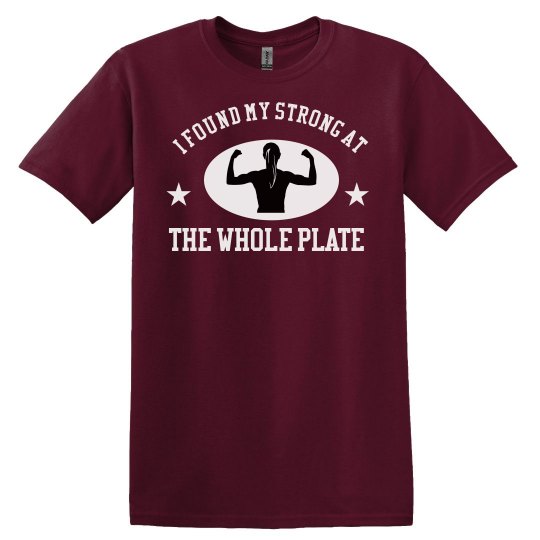 Found My Strong T Maroon
