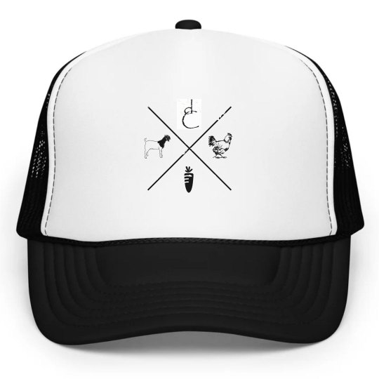four corner trucker hat