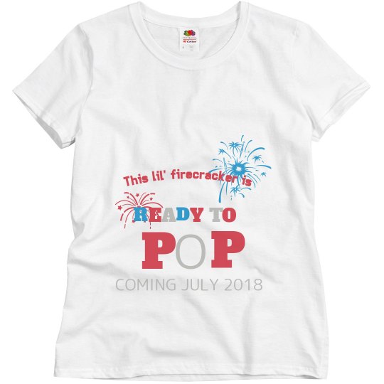 Fourth of July maternity shirt
