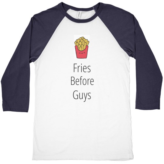 Fries Before Guys crop top