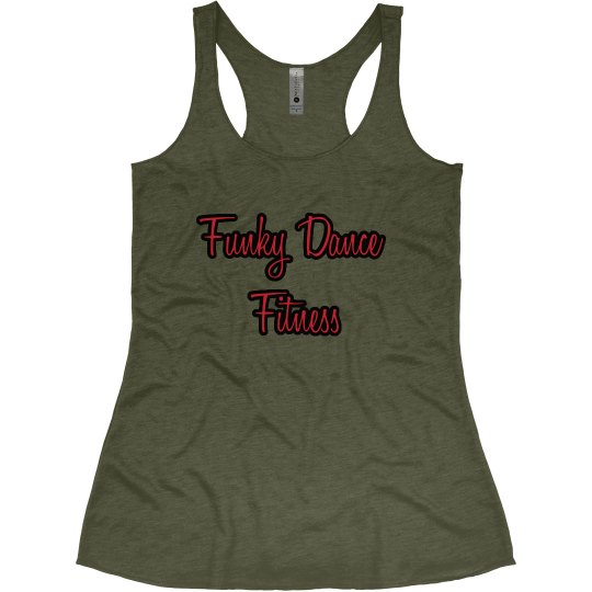 Funky Dance Fitness slim-fit racerback Funky Dance Fitness slim-fit racerback