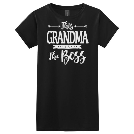 Funny Grandma Is The Boss T-Shirt