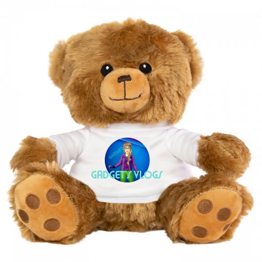 GADGET'S vlogs teddy Purple logo