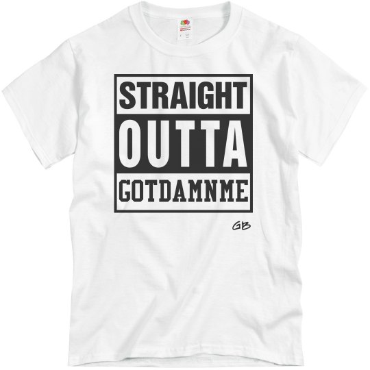 GB Str8 Outta T-Shirt Blue