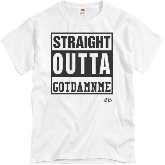 GB Str8 Outta T-Shirt Gray GB Str8 Outta T-Shirt Gray