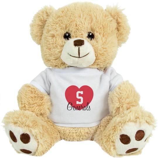 Generals Love Bear with Name brown