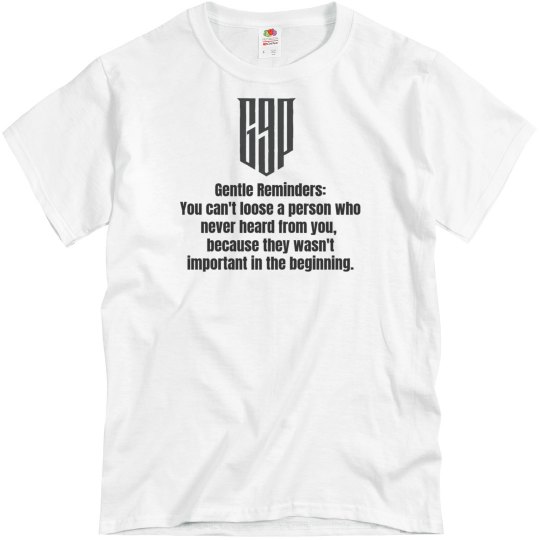 GENTLE REMINDERS GENTLE REMINDERS