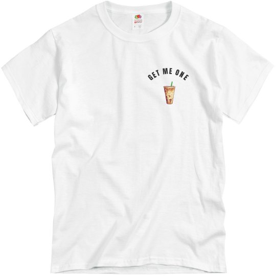 Get me one iced coffee