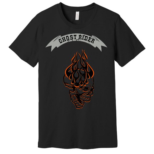 ghost rider black shirt