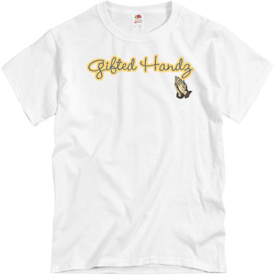 Gifted handz white tee Gifted handz white tee