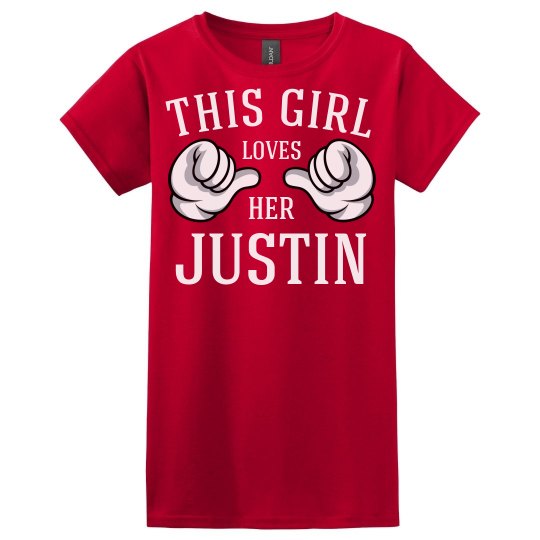 Girl loves her Justin