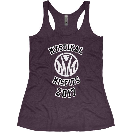Girls Design 6: racerback tank 2017 BM This is Fine