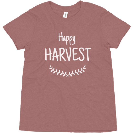 Girls Happy Harvest Shirt 