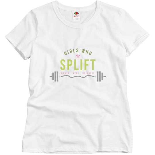 Girls Who Splift Barbell Tee