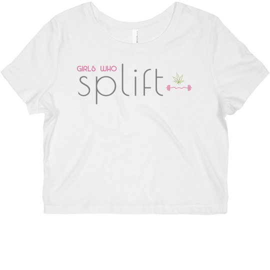 Girls Who Splift Crop Top Tee