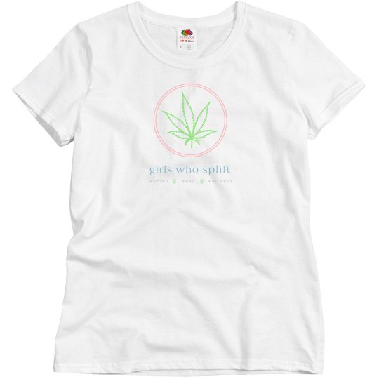 Girls Who Splift Leaf Tee