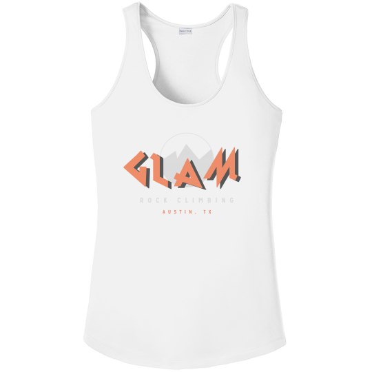 GLAM Athletic Racerback Orange