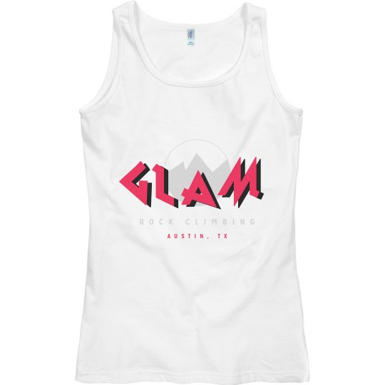 GLAM Semifitted Tank Red